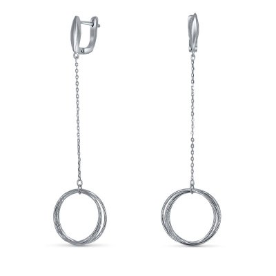 Серьги Серебряные крылья (Арт.02fye8994-113_)