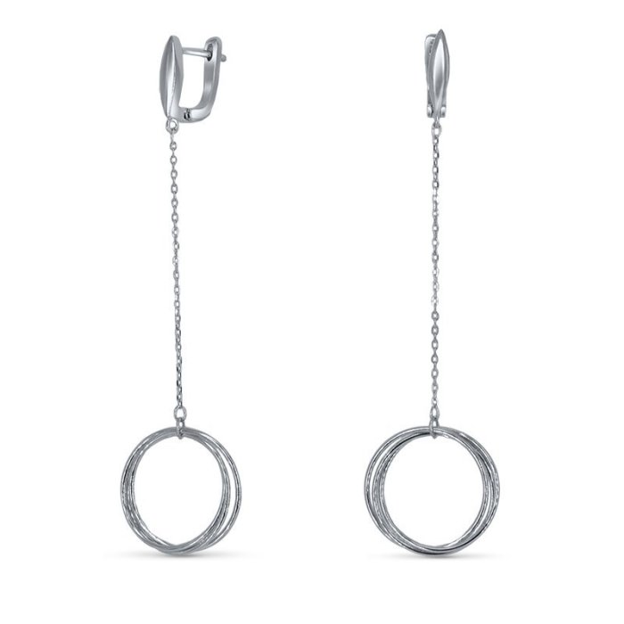 Серьги Серебряные крылья (Арт.02fye8994-113_)