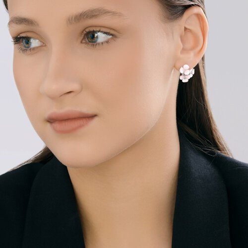 Серьги из серебра с эмалью (Арт.94027277)