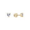 Серьги из золочёного серебра с фианитами (Арт.93020648)