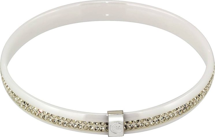 Браслет из керамики с куб. цирконием (Арт.r11224wz)