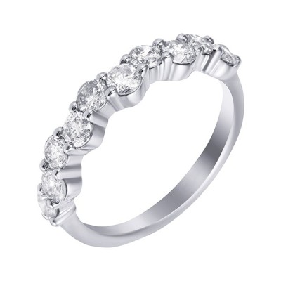 Кольцо с бриллиантами «Вечное Сияние» из белого золота JVG (арт.X12R1704G024)