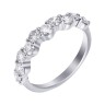 Кольцо с бриллиантами «Вечное Сияние» из белого золота JVG (арт.X12R1704G024)