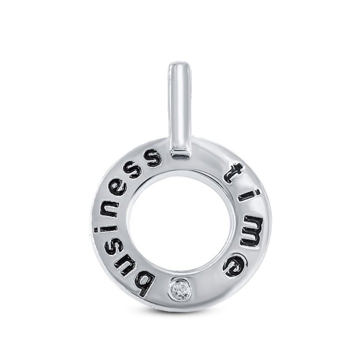 Подвеска Серебряные крылья (Арт.23sw001business-06_kubcirkonii_jemal)