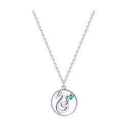 Колье из серебра с фианитом (Арт.94070946)