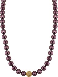 Ожерелье из серебра с жемчугом (Арт.91l-gk-18)