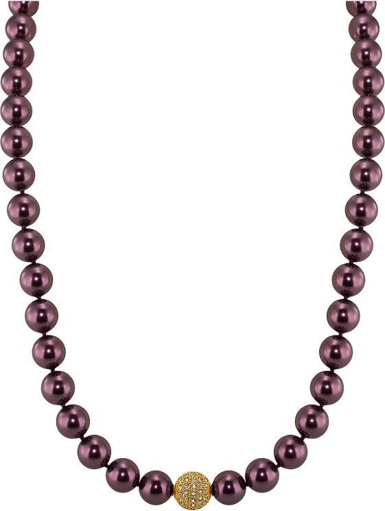 Ожерелье из серебра с жемчугом (Арт.91l-gk-18)