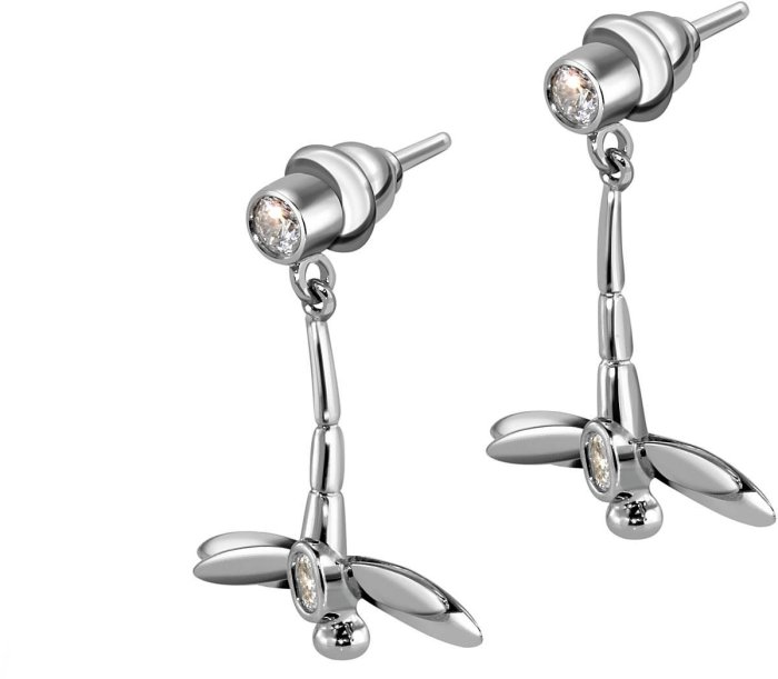 Серьги из серебра с куб. цирконием (Арт.cds-2-19-s)