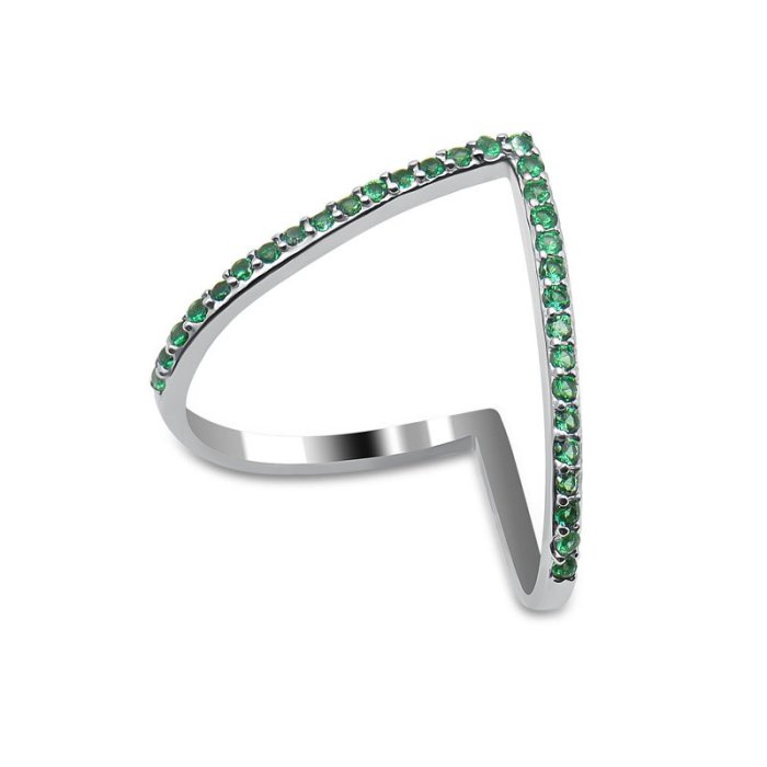 Кольцо Серебряные крылья (Арт.012022062e_kubcirkonii)