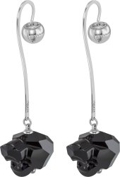 Серьги из серебра с кристаллом swarovski (Арт.swks-b-10-14-108-s)