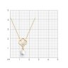 Колье золотое пробы 585 с жемчугом (Арт.797094) Колье золотое пробы 585 с жемчугом (Арт.797094)