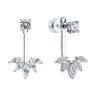 Серьги из серебра с фианитами (Арт.94026021)