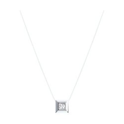 Колье из серебра с фианитом (Арт.94070150)