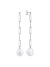 Серьги серебряные с жемчугом «Baroque Line» Fresh Jewelry (арт.PI-E438-12-X-W-PN-X-X)