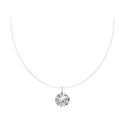 Колье из серебра с фианитом (Арт.94070461)