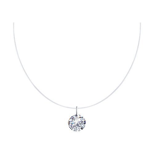 Колье из серебра с фианитом (Арт.94070461)