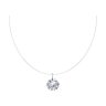 Колье из серебра с фианитом (Арт.94070461)