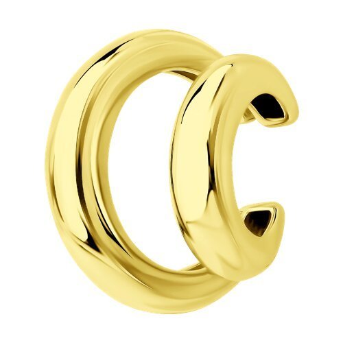 Серьги из золоченого серебра «Двойной глянец» SOKOLOV (арт.93170022)