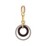 Кулон с керамикой и фианитами «Ceramic Shine» серебро 925 Fresh Jewelry (арт.TC-P00989-BR-L-X-X-W)