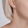 Серьги из белого золота с бриллиантами (Арт.1022159-3)