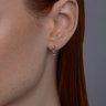 Серьги из серебра с бриллиантами (Арт.94-220-02136-1)