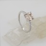 Кольцо золото с морганитом и бриллиантами «Шармэль» Кабаровский (арт.11-11886-10400)