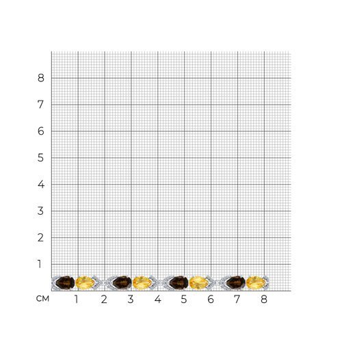 Браслет из серебра с миксом камней (Арт.92050108)
