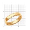 Кольцо обручальное из золота «Линия вечности» Соколов (арт.110247)