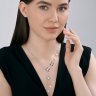 Колье из серебра с фианитами и эмалью (Арт.94071345)