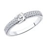 Кольцо из серебра с фианитами (Арт.94-110-00792-1)