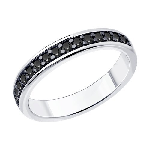 Кольцо из серебра с фианитами (Арт.94-110-01549-1)