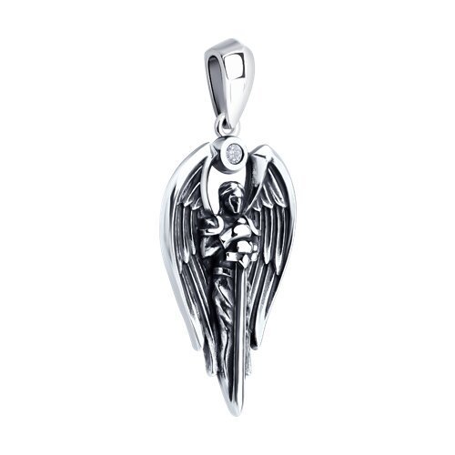 Подвеска из серебра с фианитом (Арт.95030280)