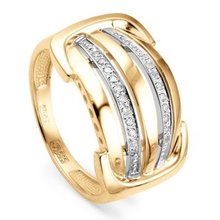 Кольцо с бриллиантами «Shape Line» золото 585 Kabarovsky (арт.11-2719-1000)