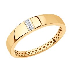 Кольцо из золота с бриллиантами (Арт.51-210-01535-1)