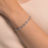 Браслет из серебра с фианитами (Арт.94051237)