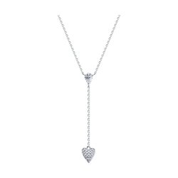 Колье из серебра с фианитами (Арт.94070947)