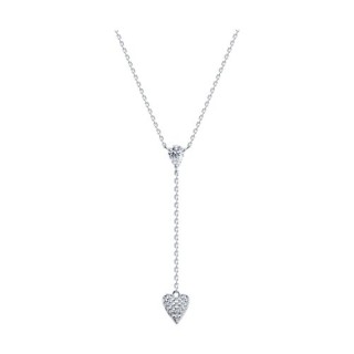 Колье из серебра с фианитами «Сердце желания» SOKOLOV (арт.9407-0947)