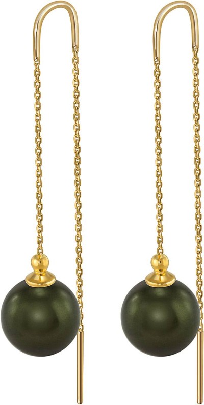 Серьги с жемчугом «Beautiful 34G» серебро Rivoli (арт.AAS-11-12-34-G)