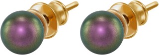 Серьги с жемчугом Beautiful 19G «Иридиевый Шарм» Rivoli (арт.AAS-15-6-19-G)
