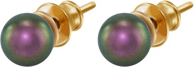 Серьги с жемчугом Beautiful 19G «Иридиевый Шарм» Rivoli (арт.AAS-15-6-19-G)