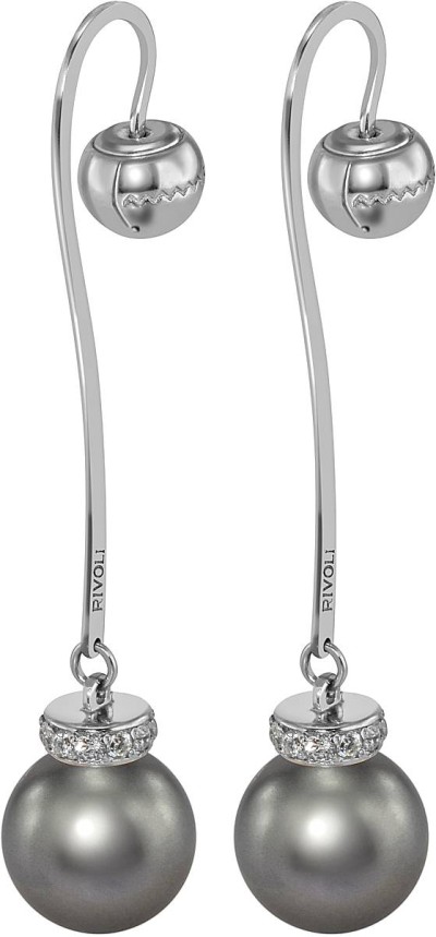 Серьги серебряные с жемчугом «Pearl Kiss 31S» Rivoli (арт.ABS-10-12-31-S)