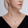 Серьги золотые пробы 585 с топазом (Арт.51-320-02100-1)