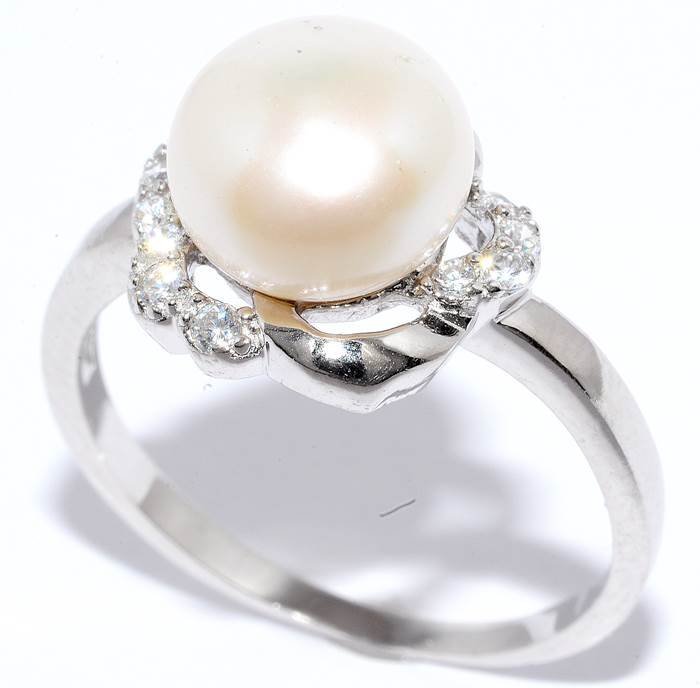 Кольцо Серебряные крылья (Арт.21qsibb00639o-19_zhemchugkult_kubcirkonii)