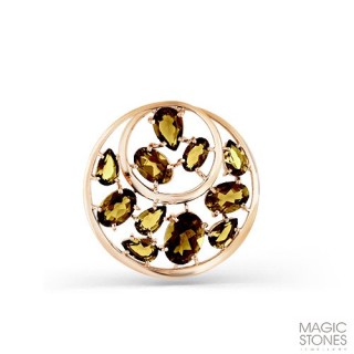 Кулон из золота с султанитом «Вихрь Султана» Magic Stones (арт.03-2-848-5900-010)