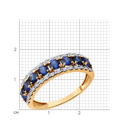 Кольцо золотое пробы 585 (Арт.71-00264)