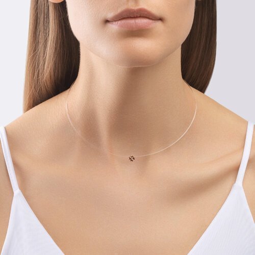 Колье из золота с фианитом (Арт.070530)