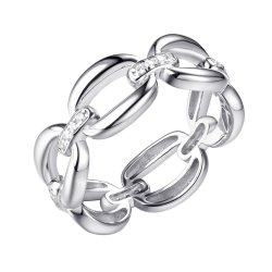 Кольцо из серебра с фианитом (Арт.cz-r02919-x-w-x-x-w)