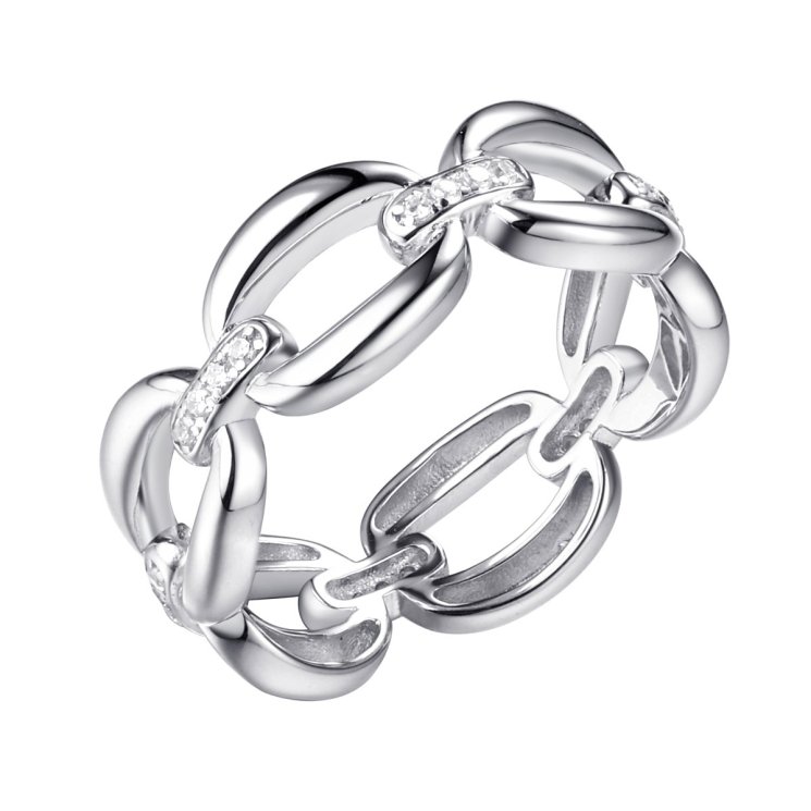Кольцо из серебра с фианитом (Арт.cz-r02919-x-w-x-x-w)