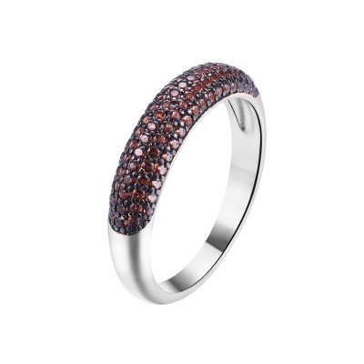 Кольцо серебряное с фианитами «Brown Shine» Fresh Jewelry (арт.MP-R00231-X-WB-X-X-BR)