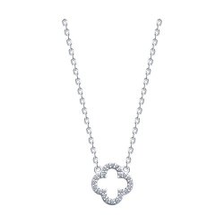 Колье из серебра с фианитами (Арт.94070663)